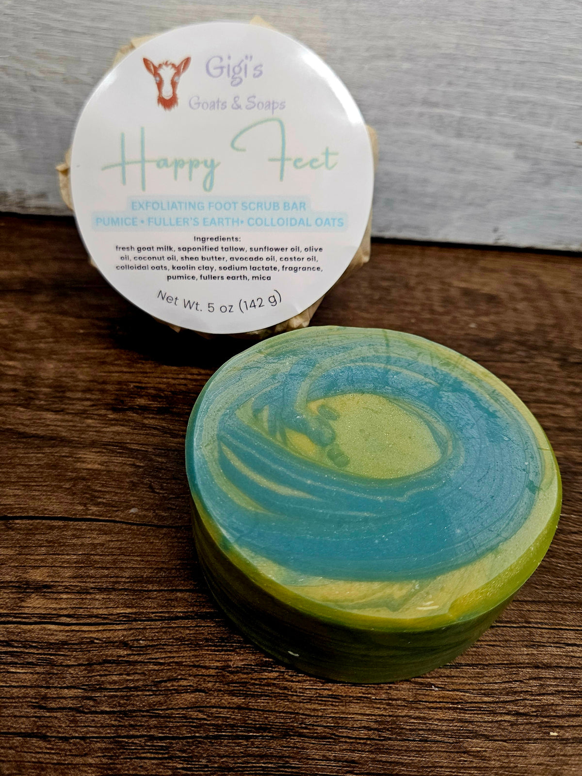 Happy Feet – Exfoliating Goat Milk Foot Scrub Bar