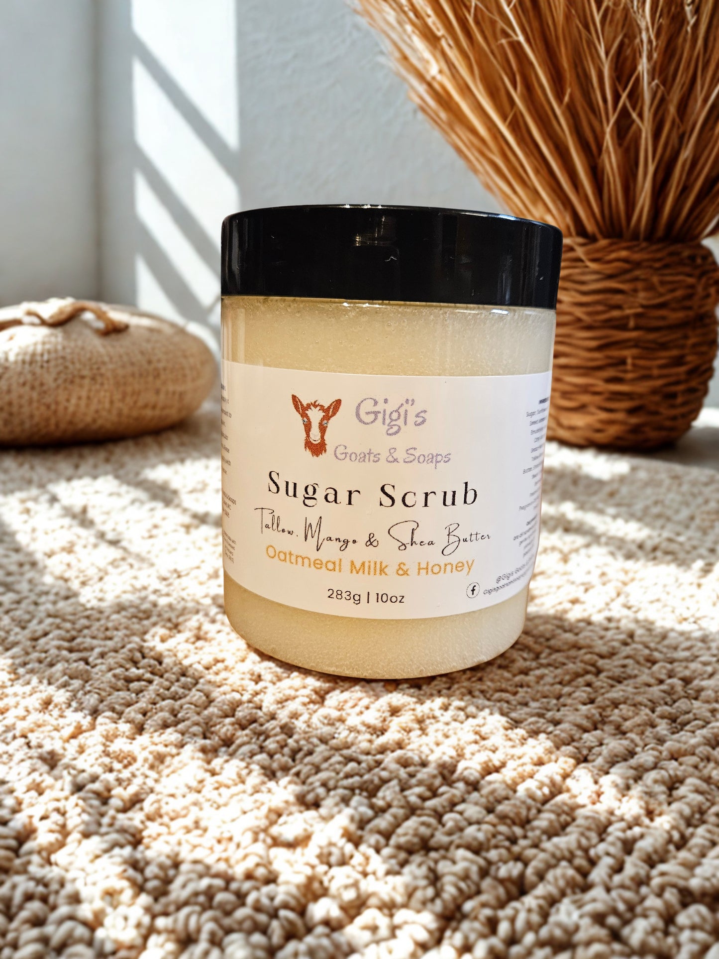 Gigi’s Sugar Scrub – Tallow, Mango & Shea Butter
