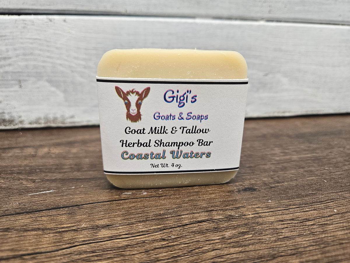 Goat Milk & Tallow Herbal Shampoo Bars